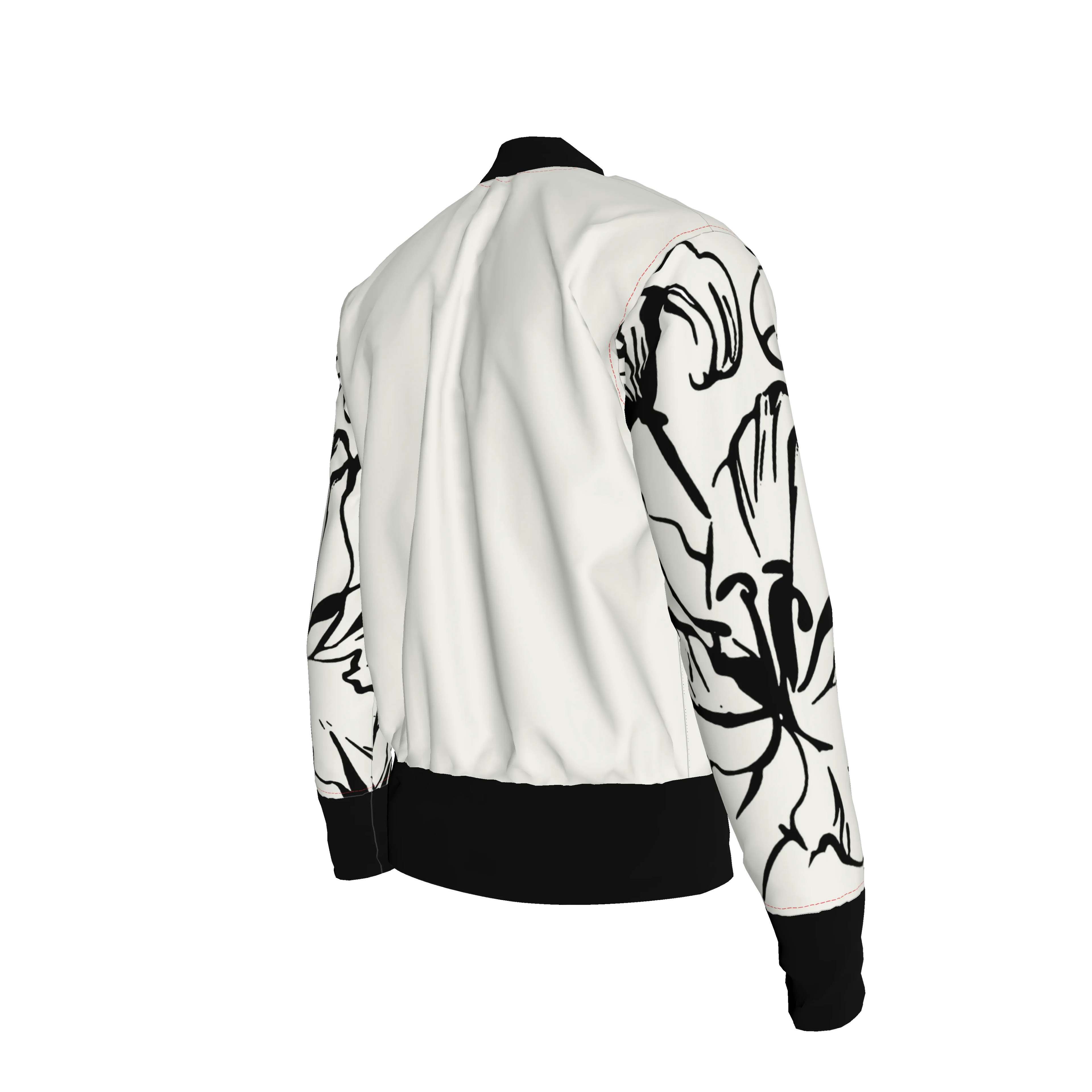 'Bayahibe Rose' JAIME™ Button-Up Bomber Jacket