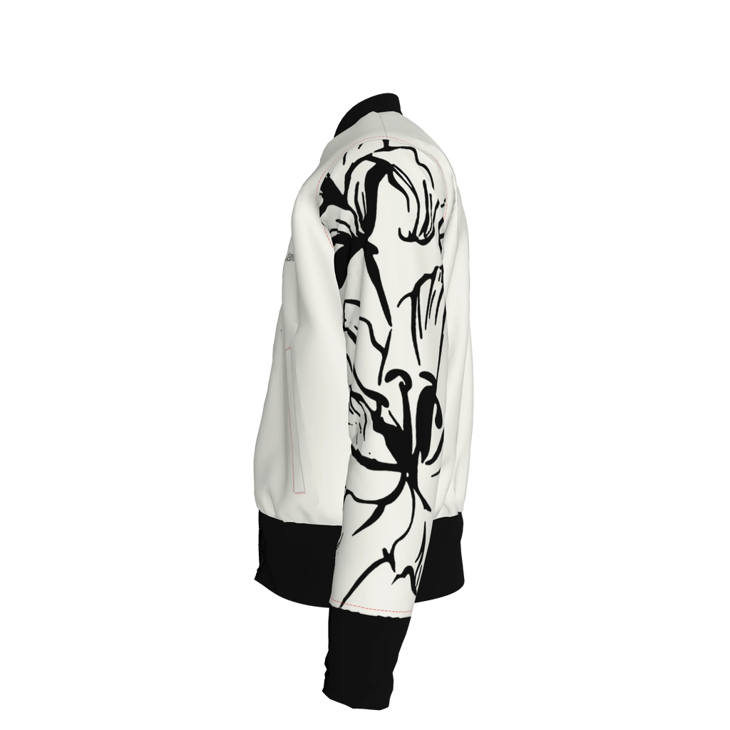 'Bayahibe Rose' JAIME™ Button-Up Bomber Jacket