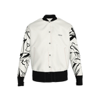 'Bayahibe Rose' JAIME™ Button-Up Bomber Jacket