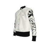 'Bayahibe Rose' JAIME™ Button-Up Bomber Jacket