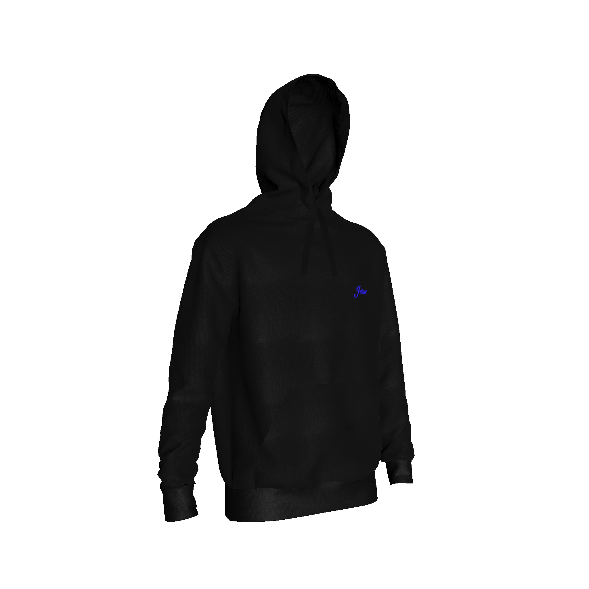 'Llaves del Cibao' Hoodie in Azúcar Azul Oscuro